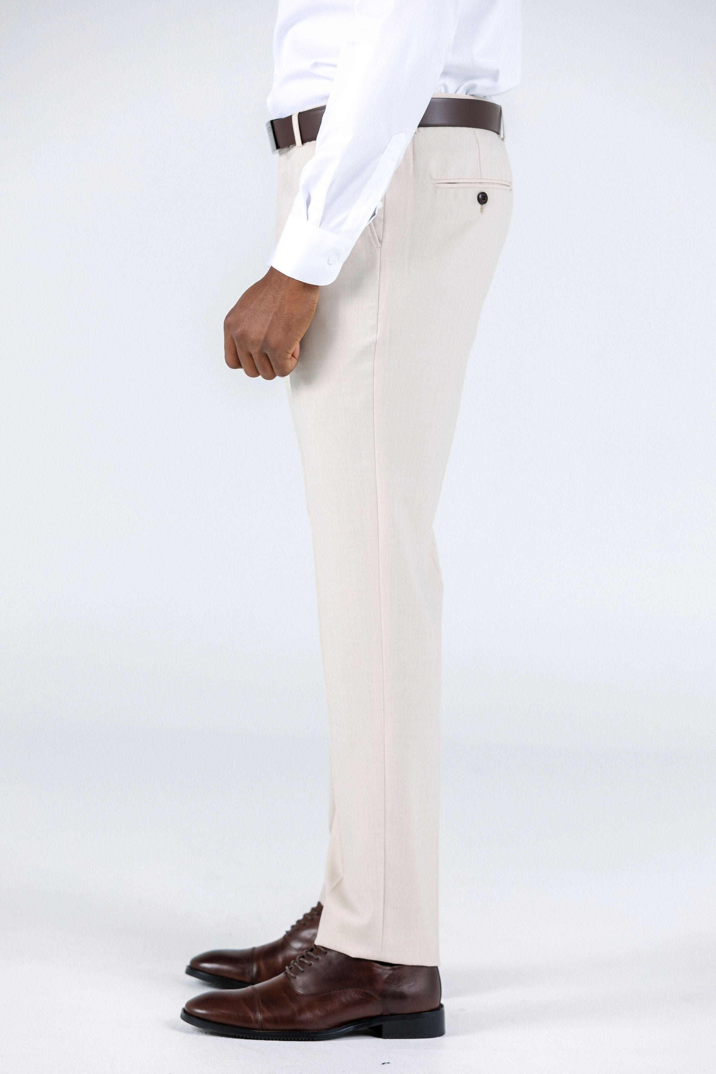 Pablo Sand Suit Trousers Trousers