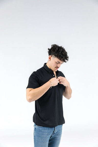Troy Black Polo Shirt 