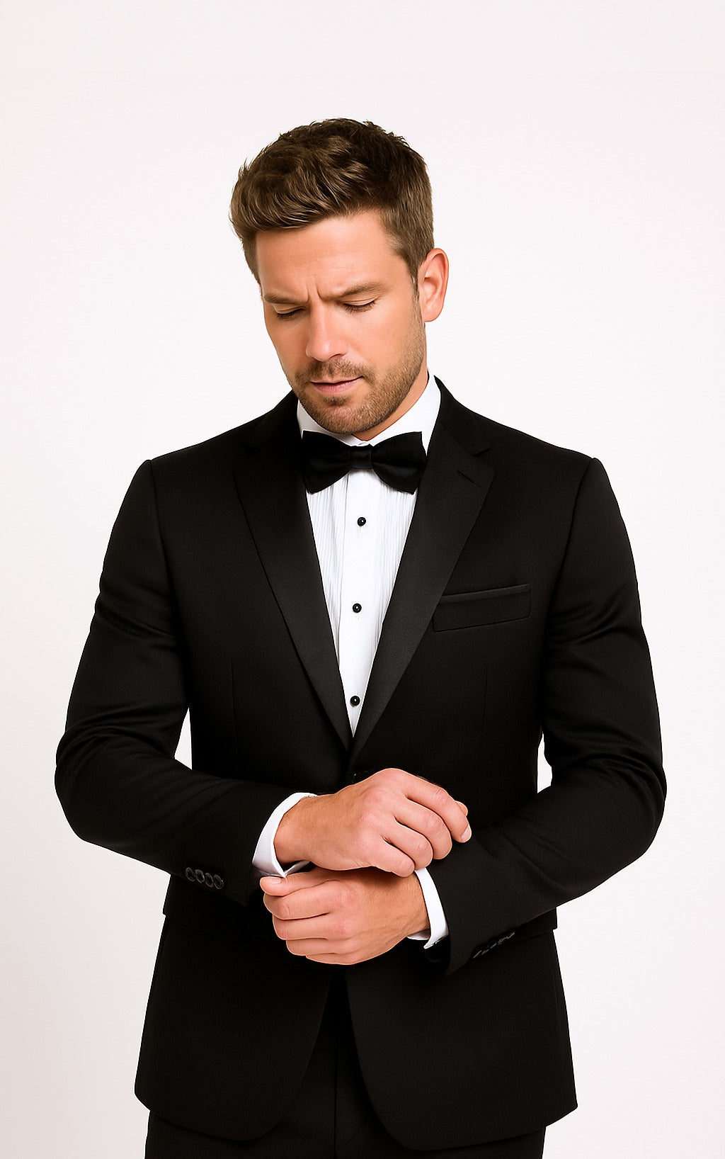 Van Heusen Black Tuxedo Suit Jacket