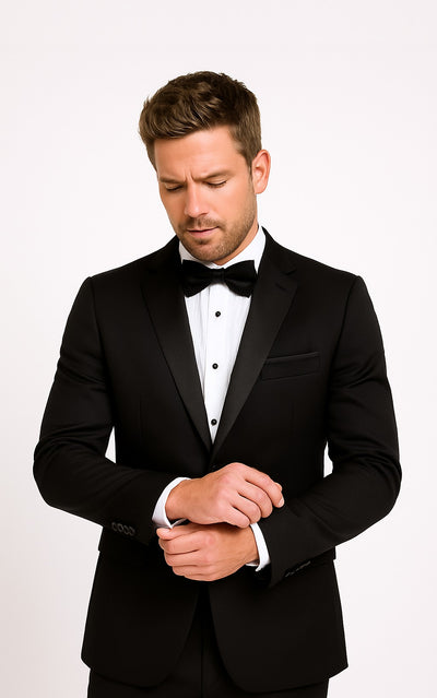 Van Heusen Black Tuxedo Suit Jacket
