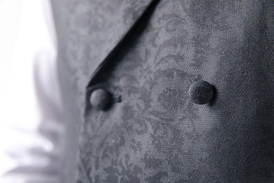 Paisley Black Waistcoat