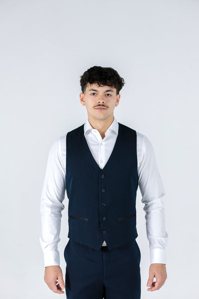 Canterbury Navy Waistcoat