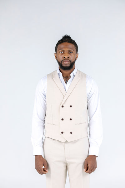 Pablo Beige Waistcoat