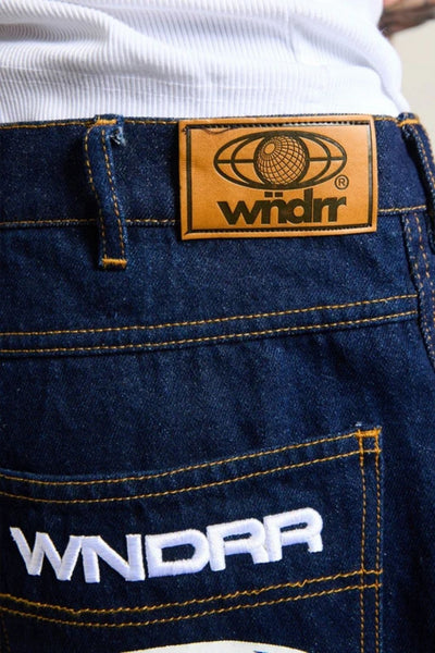 WNDRR Booster Denim Short - Washed Indigo