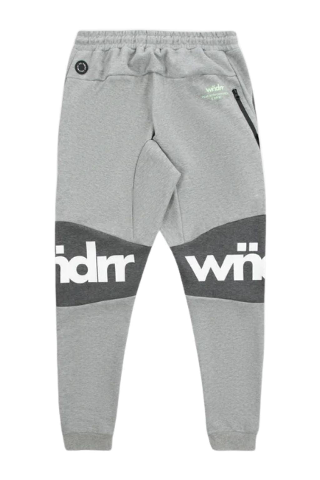 WNDRR Fusion Tech Trackpant - Grey Marle