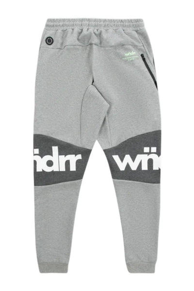 WNDRR Fusion Tech Trackpant - Grey Marle