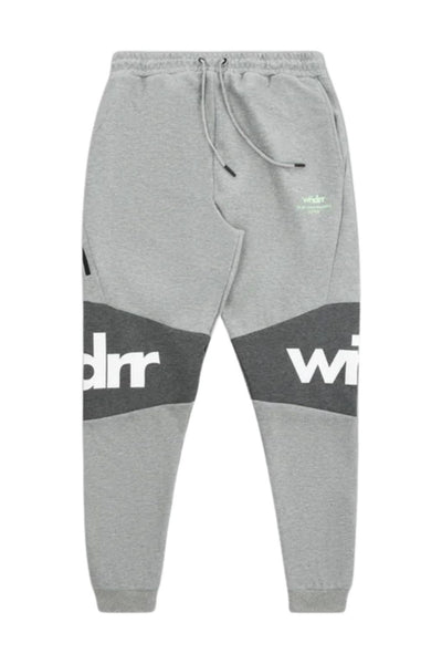 WNDRR Fusion Tech Trackpant - Grey Marle