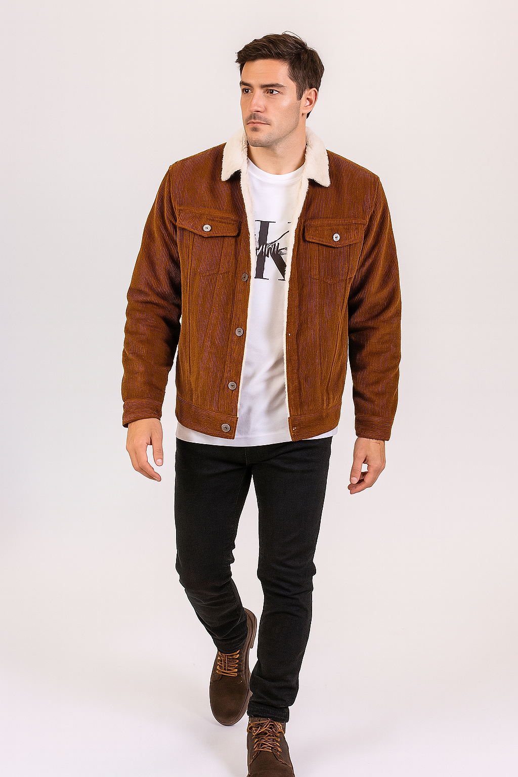 Silent Theory Tan Shook Cord Jacket