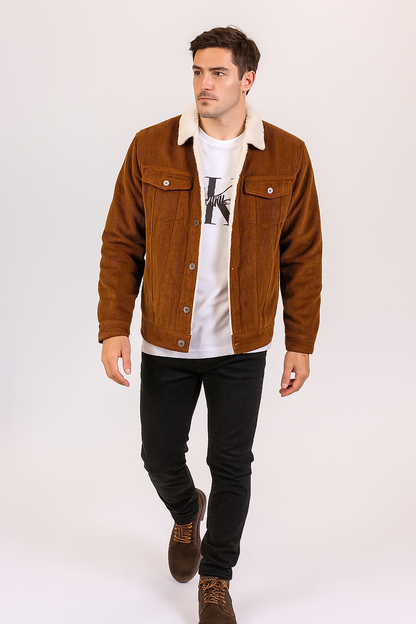 Silent Theory Tan Shook Cord Jacket